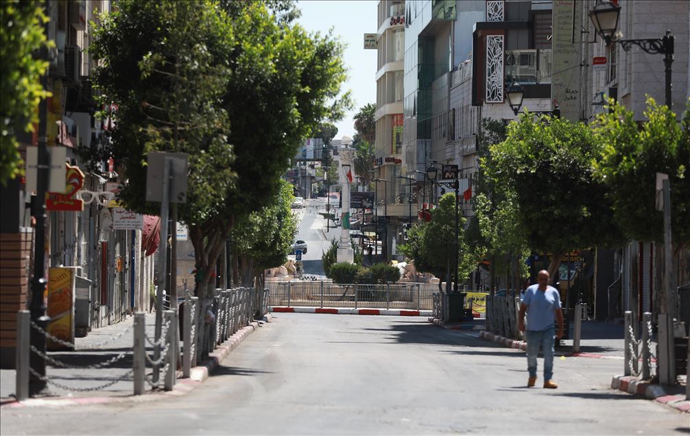 Batı Şeria'da Kovid-19 nedeniyle 5 günlük genel karantina başladı