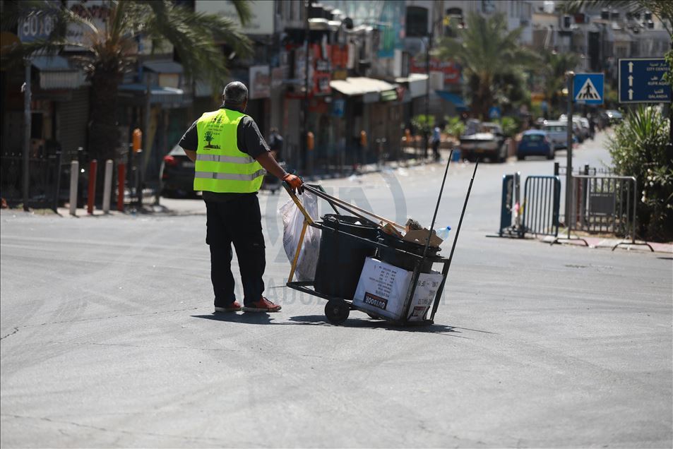 Batı Şeria'da Kovid-19 nedeniyle 5 günlük genel karantina başladı