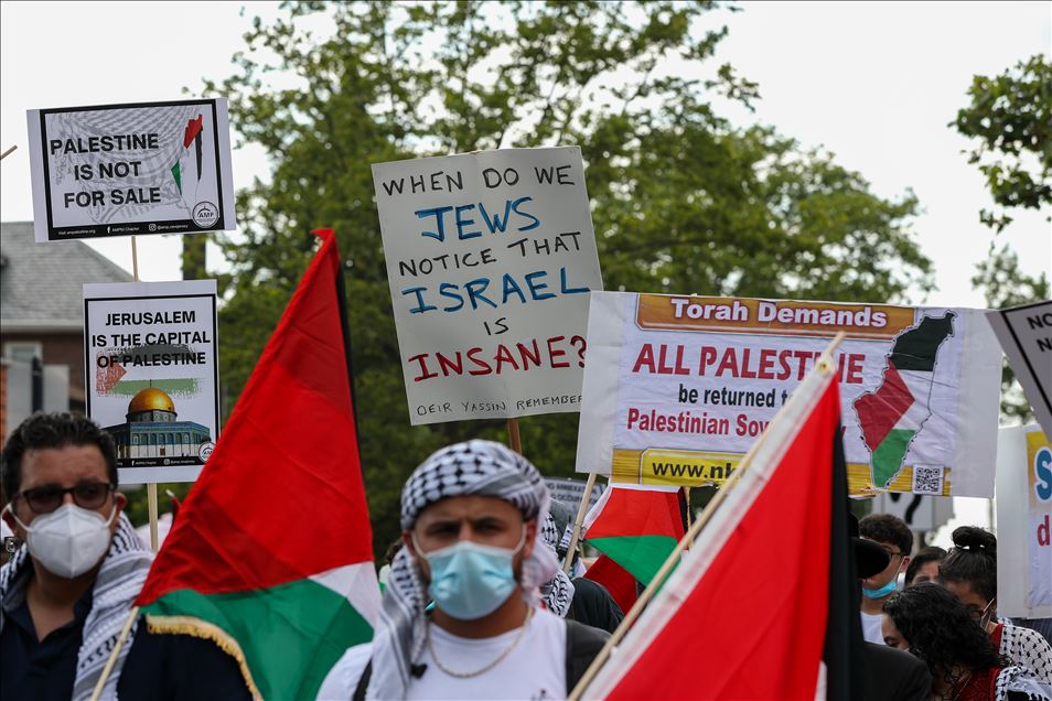 Anti-Israel protest in New Jersey