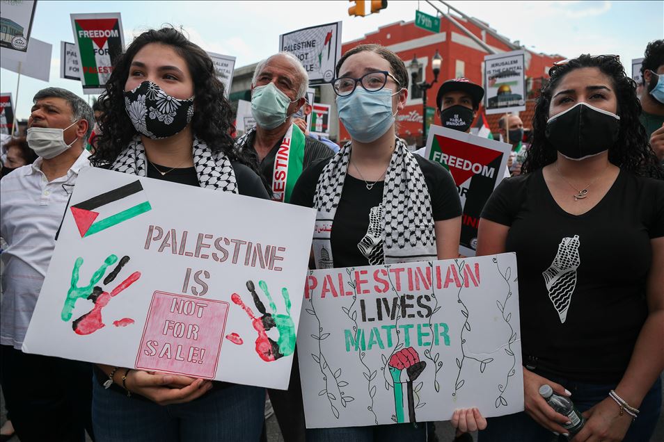 Anti-Israel protest in New Jersey