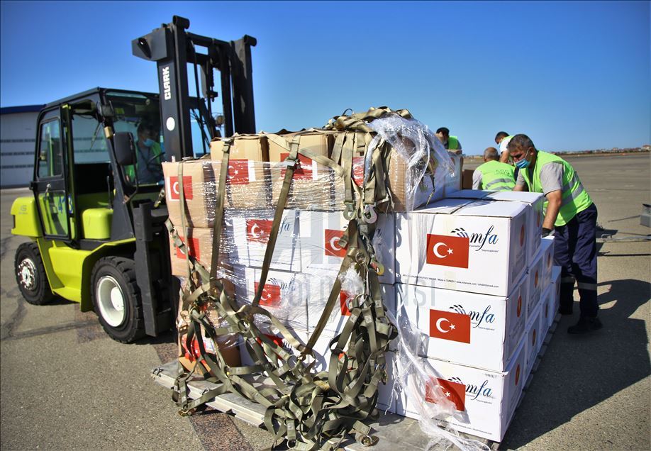 Turkey's medical aid arrives in Azerbaijan