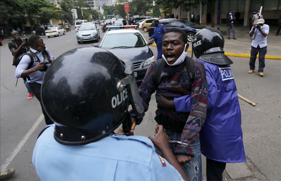 Kenya'da hükümet karşıtı gösteri