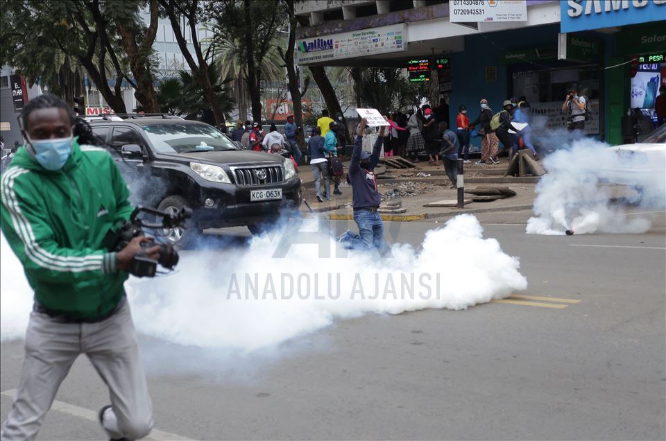 Kenya'da hükümet karşıtı gösteri