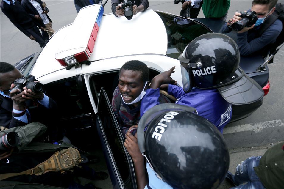 Kenya'da hükümet karşıtı gösteri