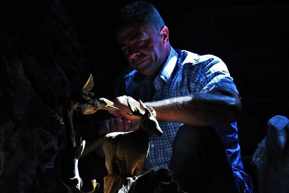 يعيد راعي تركي في ولاية موش (شرق) ال