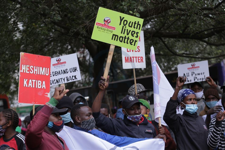 Kenya'da hükümet karşıtı gösteri