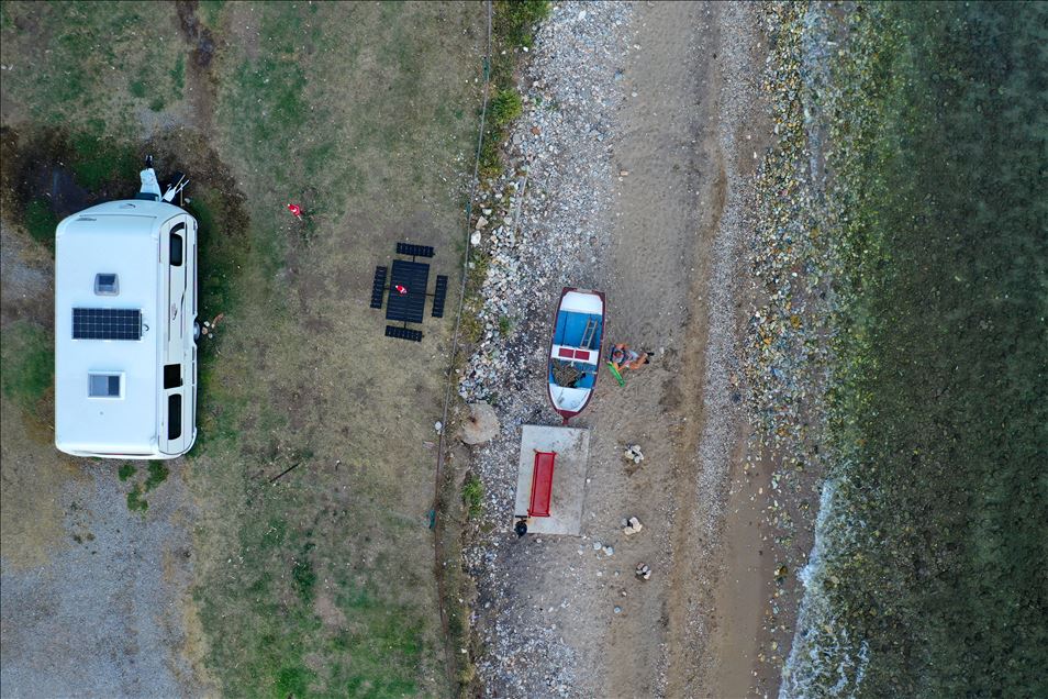 Caravan Camping In Western Turkey Anadolu Agency