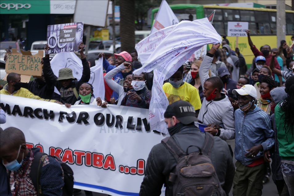 Kenya'da hükümet karşıtı gösteri