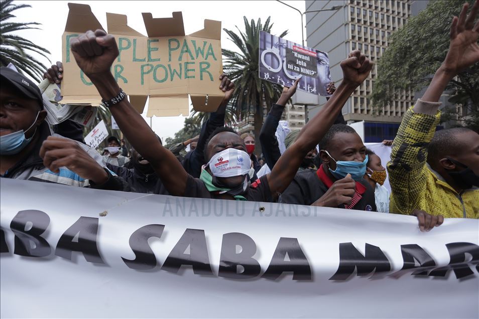 Kenya'da hükümet karşıtı gösteri