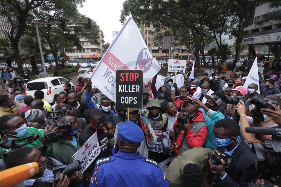 Kenya'da hükümet karşıtı gösteri