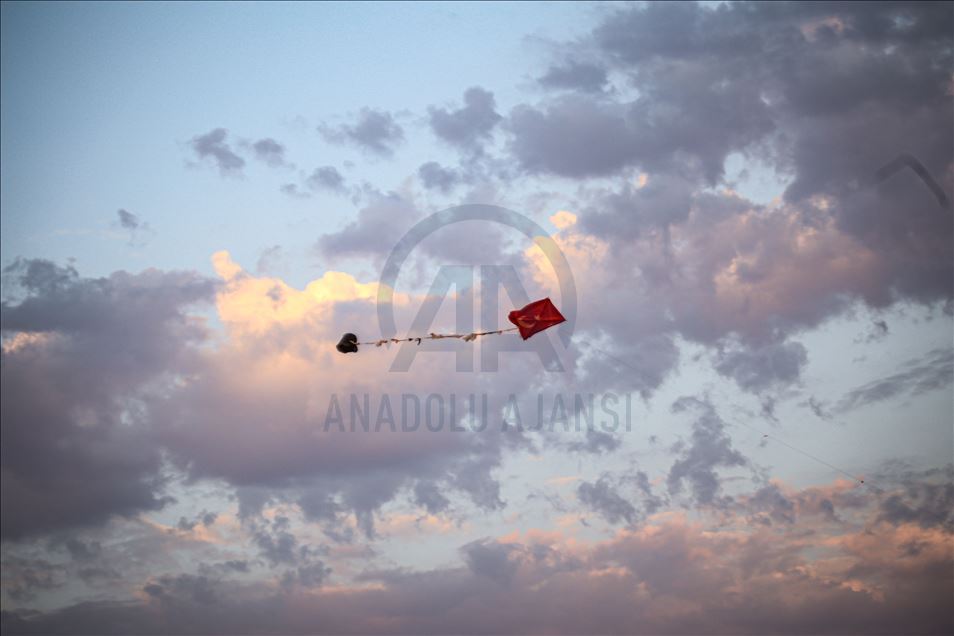 Дети войны: в небо над Идлибом запустили воздушных змеев