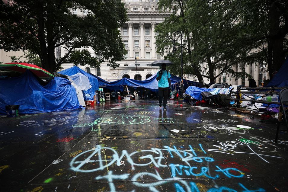 Occupy City Hall in New York City continues
 

