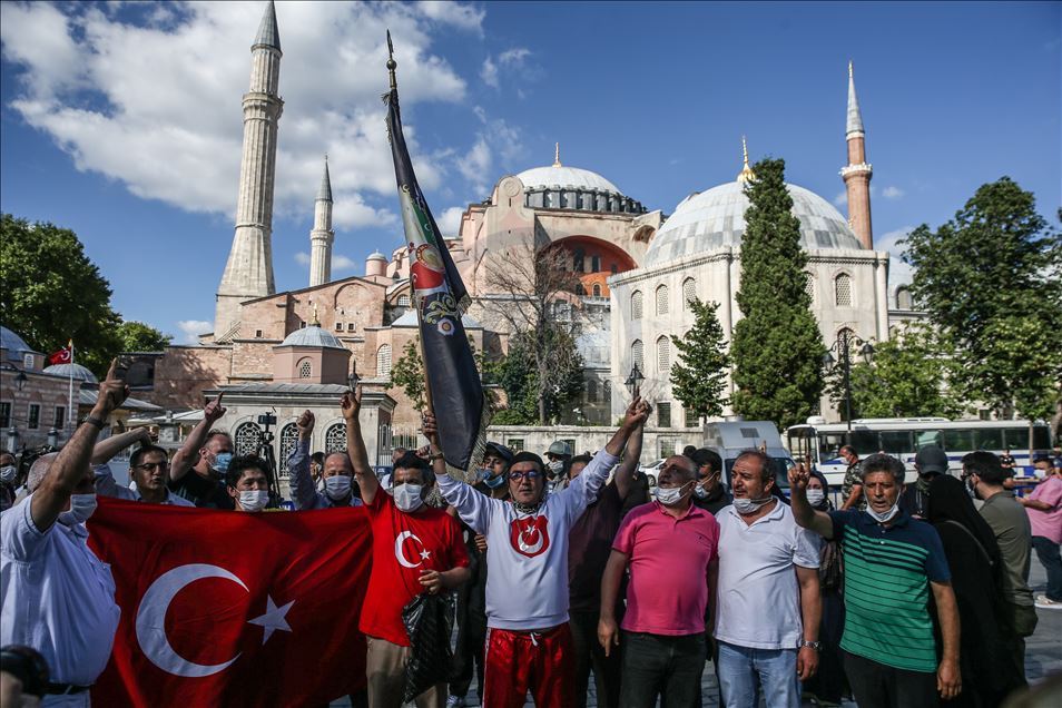 Danıştay 10. Dairesinin "Ayasofya" kararı sevinçle karşılandı