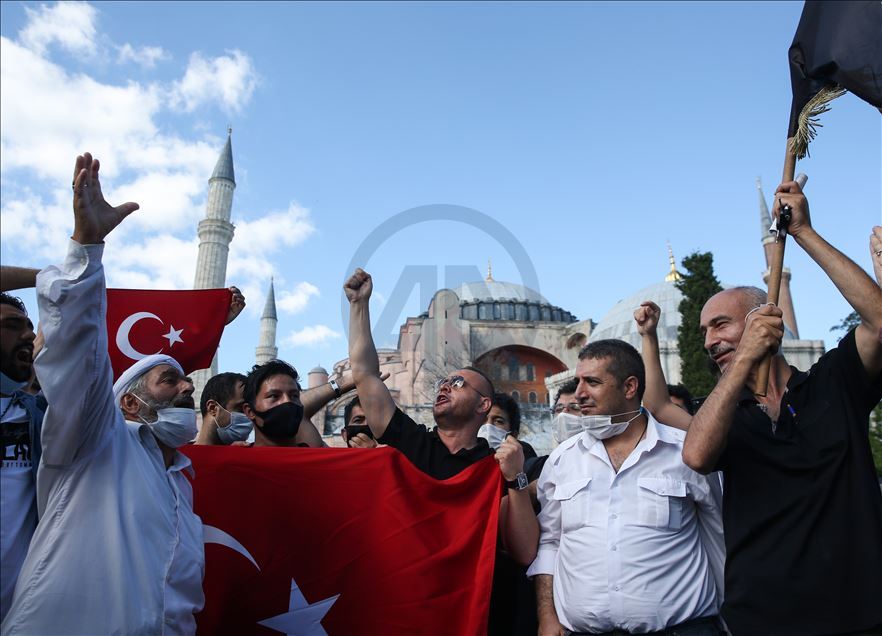 Danıştay 10. Dairesinin "Ayasofya" kararı sevinçle karşılandı