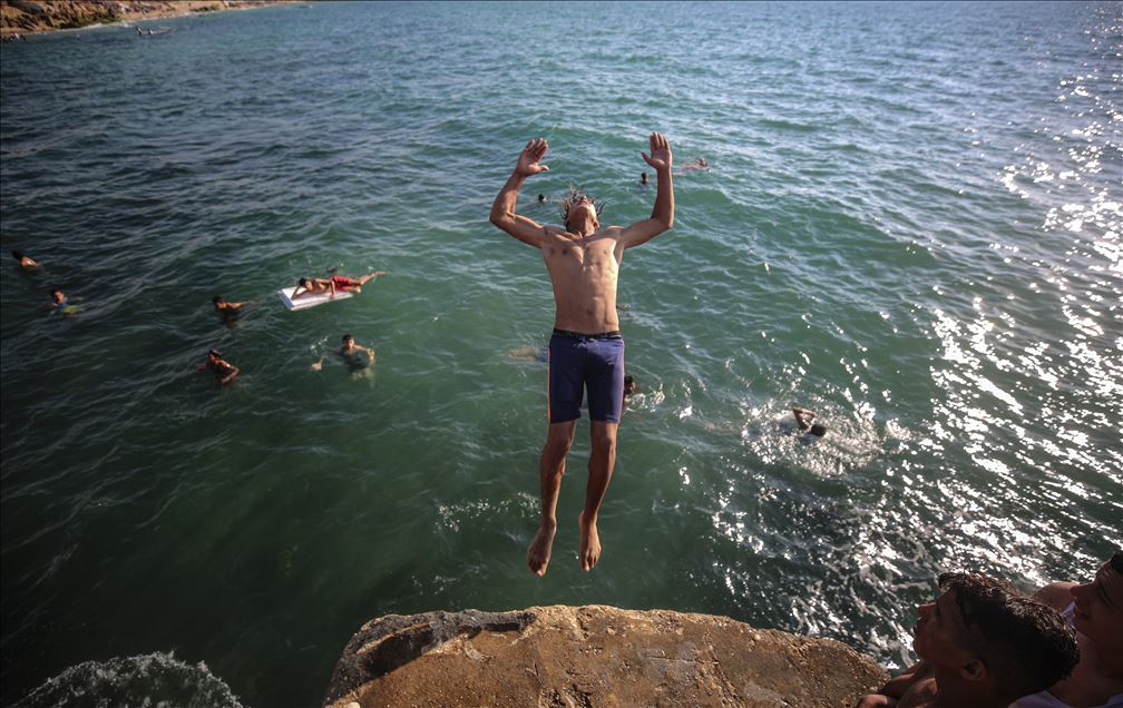 Gazze'de güzel hava