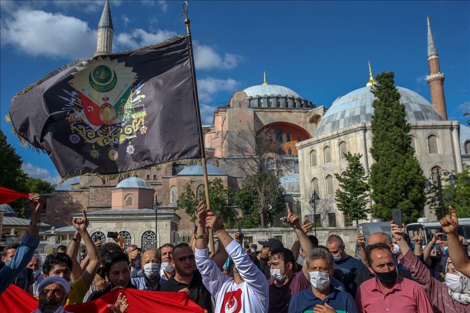 Danıştay 10. Dairesinin "Ayasofya" kararı sevinçle karşılandı