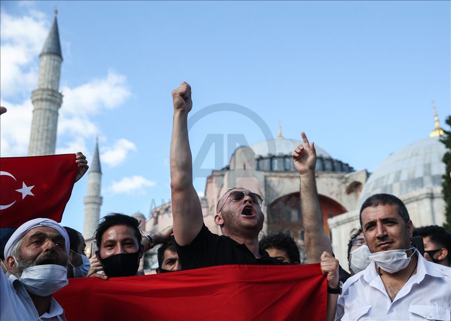 Danıştay 10. Dairesinin "Ayasofya" kararı sevinçle karşılandı