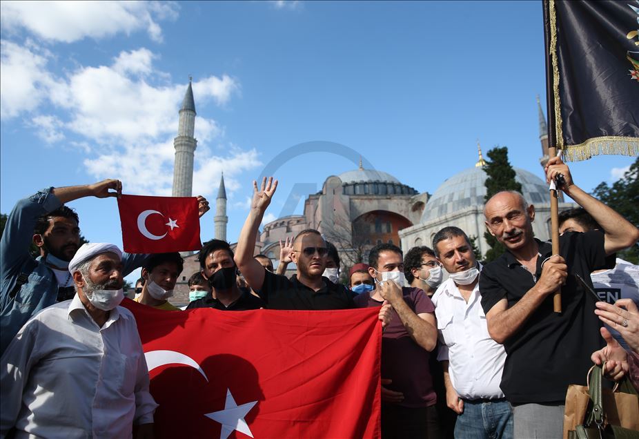 Danıştay 10. Dairesinin "Ayasofya" kararı sevinçle karşılandı