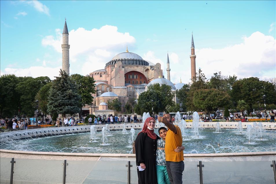 استقبال مردم ترکیه از تغییر کاربری ایاصوفیه استانبول
