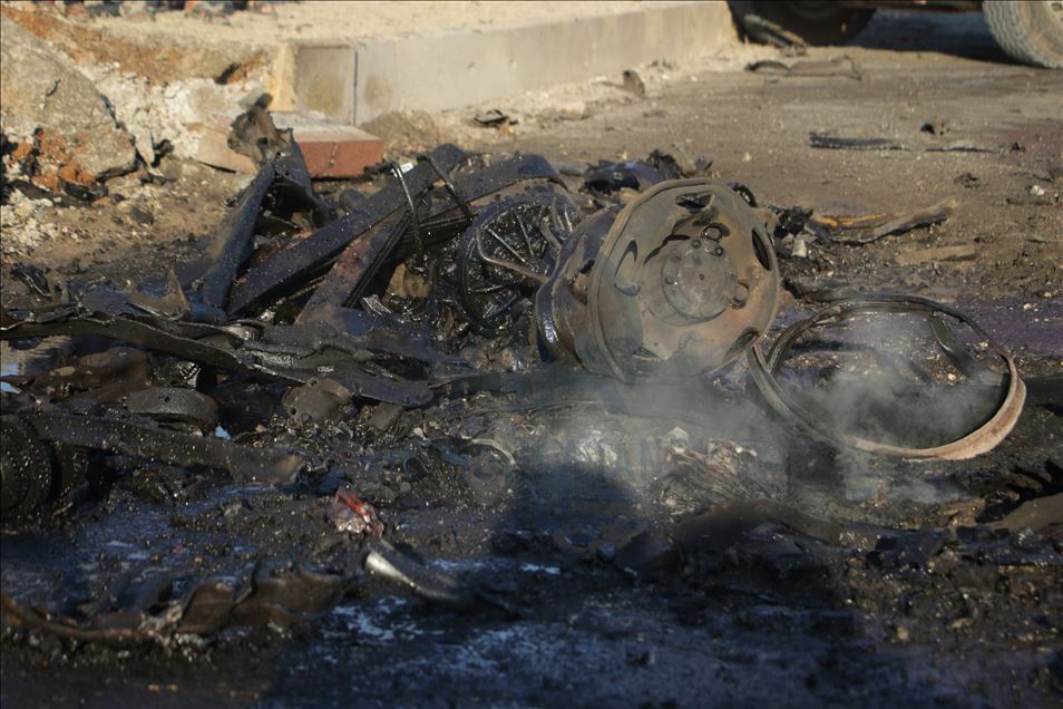 Bab'da bombalı terör saldırısı: 4 yaralı
