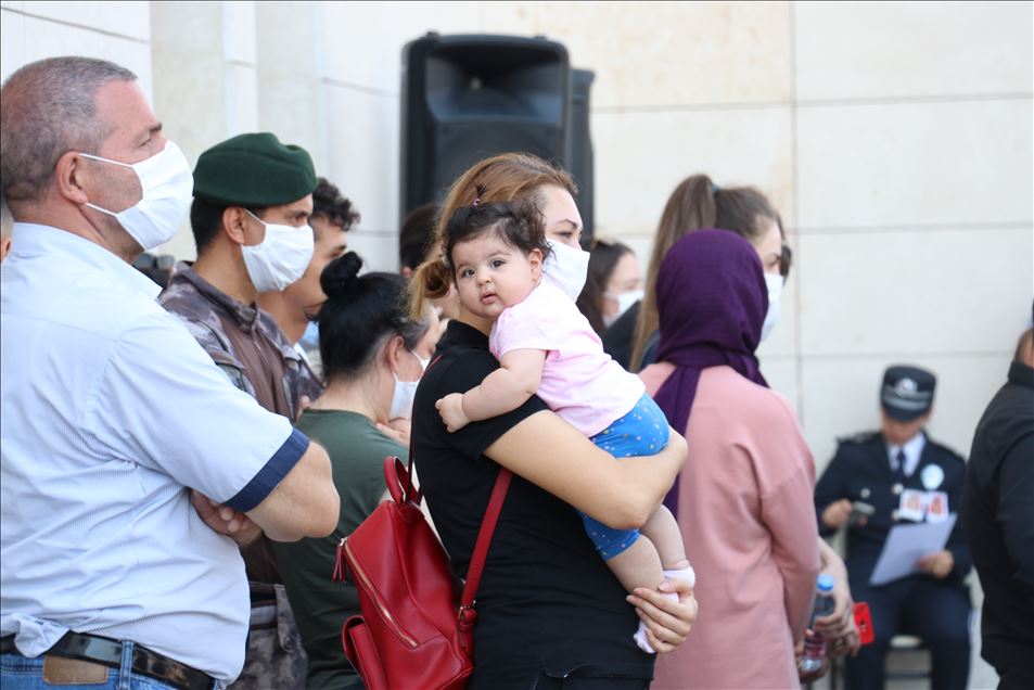 Siirt'teki operasyonda şehit olan 2 polis için tören düzenlendi