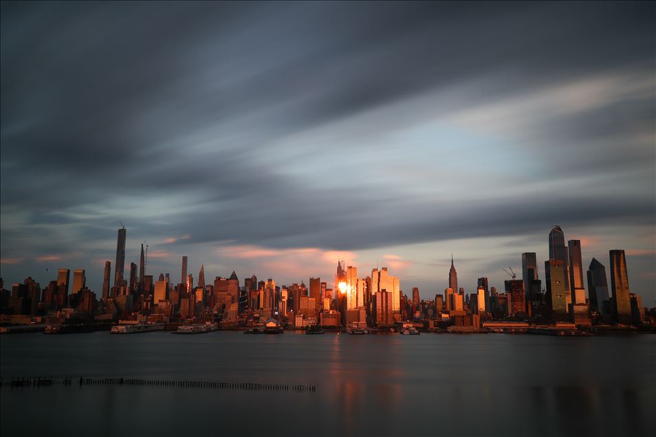 New York'ta bulutlu hava