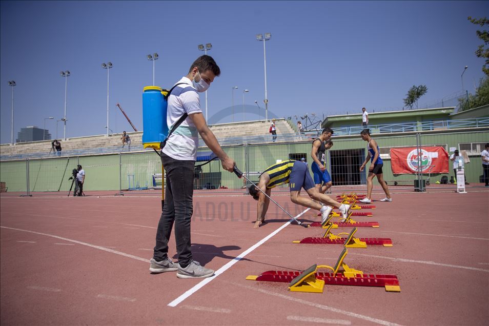Atletizmde pist sezonu Ankara'da açıldı