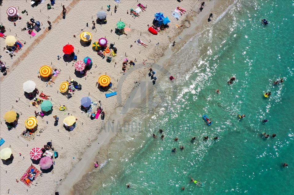 Playas en Esmirna, Turquía