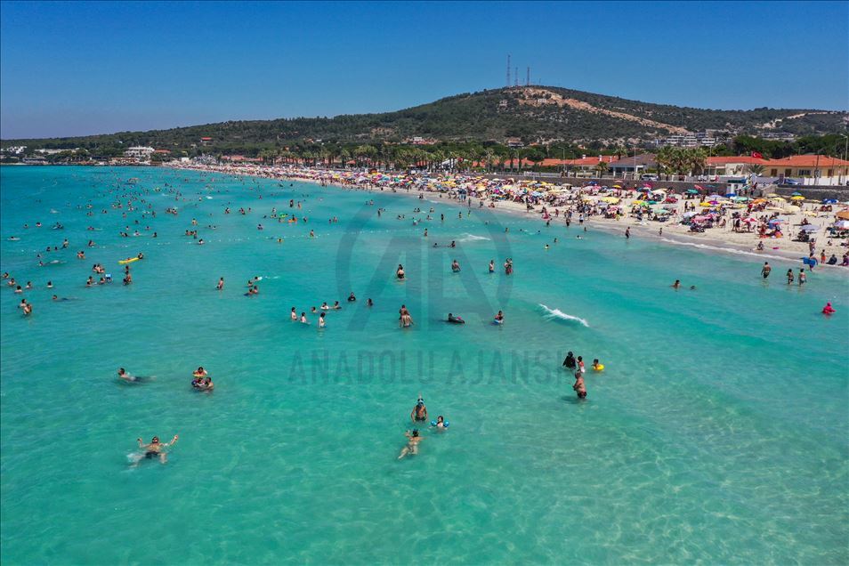 Playas en Esmirna, Turquía