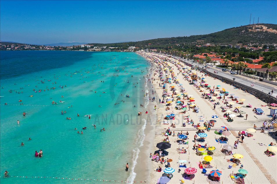 Playas en Esmirna, Turquía