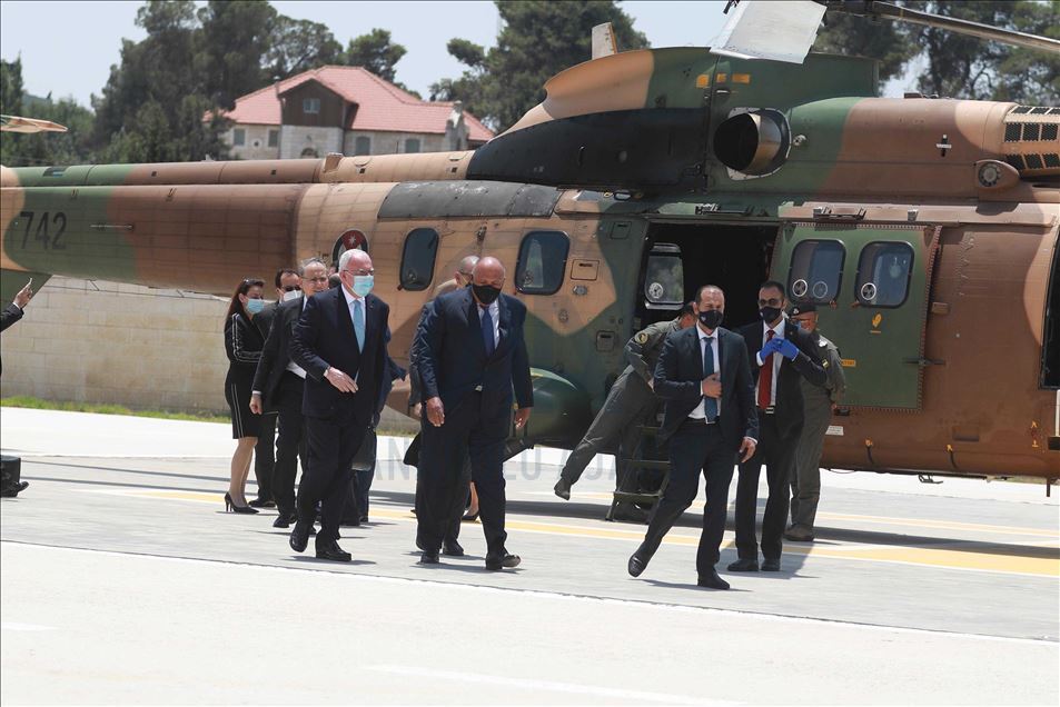 وصل وزير الخارجية المصري سامح شكري