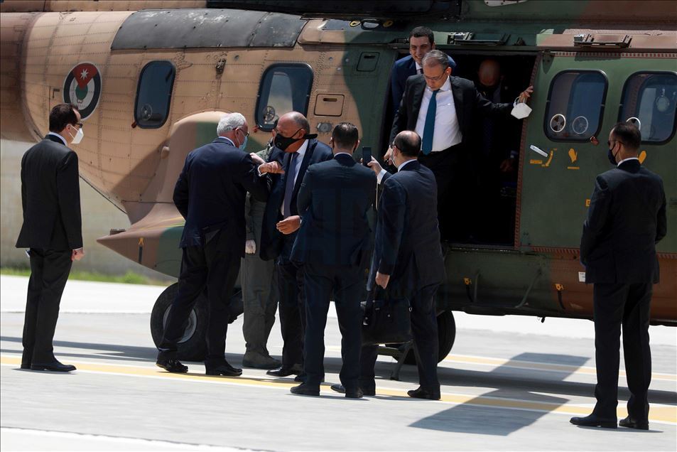 وصل وزير الخارجية المصري سامح شكري