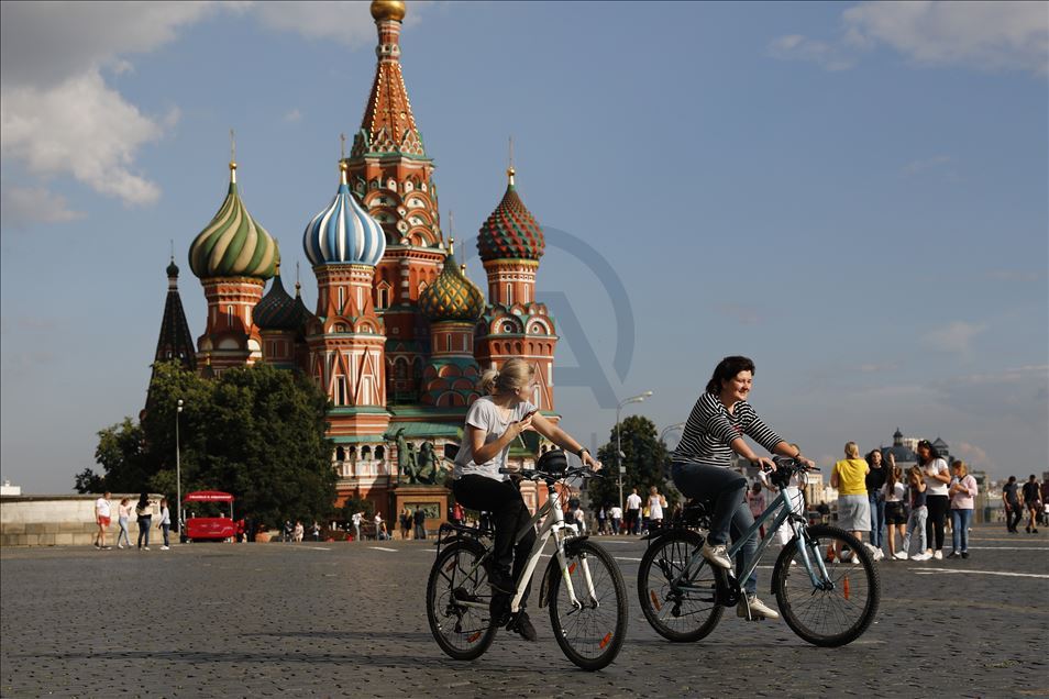 Vida diaria en Moscú, Rusia, durante la pandemia del coronavirus