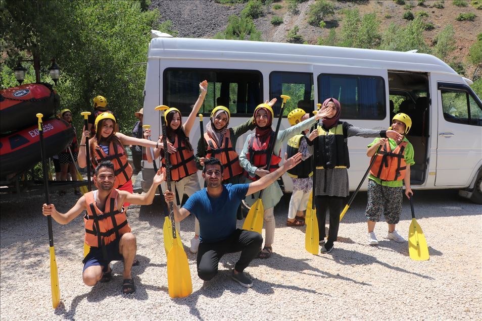Terörden temizlenen Tunceli'de rafting ve zipline yoğun ilgi