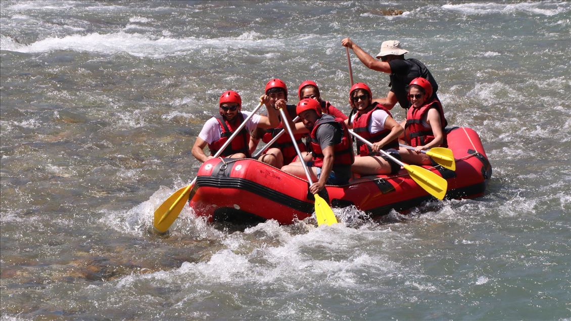 Terörden temizlenen Tunceli'de rafting ve zipline yoğun ilgi