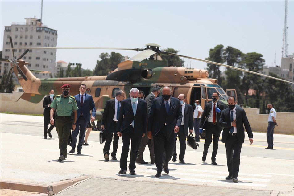 وصل وزير الخارجية المصري سامح شكري