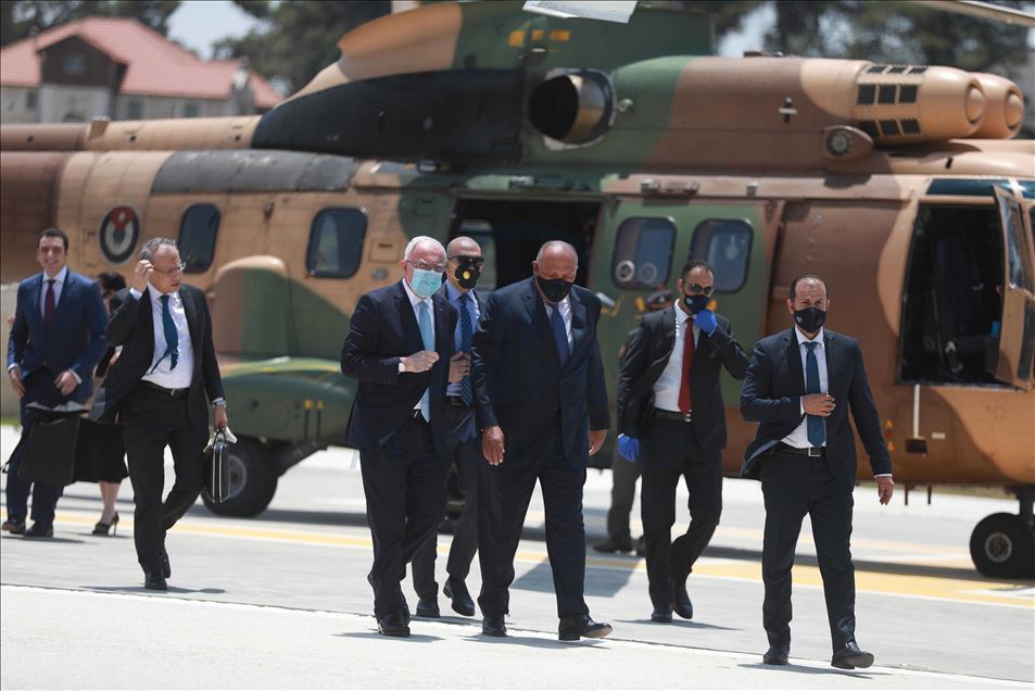 وصل وزير الخارجية المصري سامح شكري