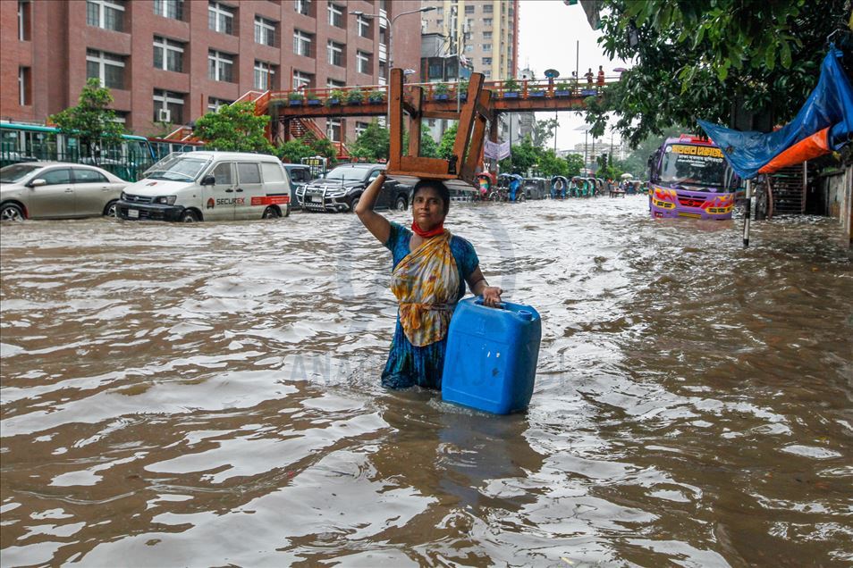 Inundaciones en Daca, Bangladés