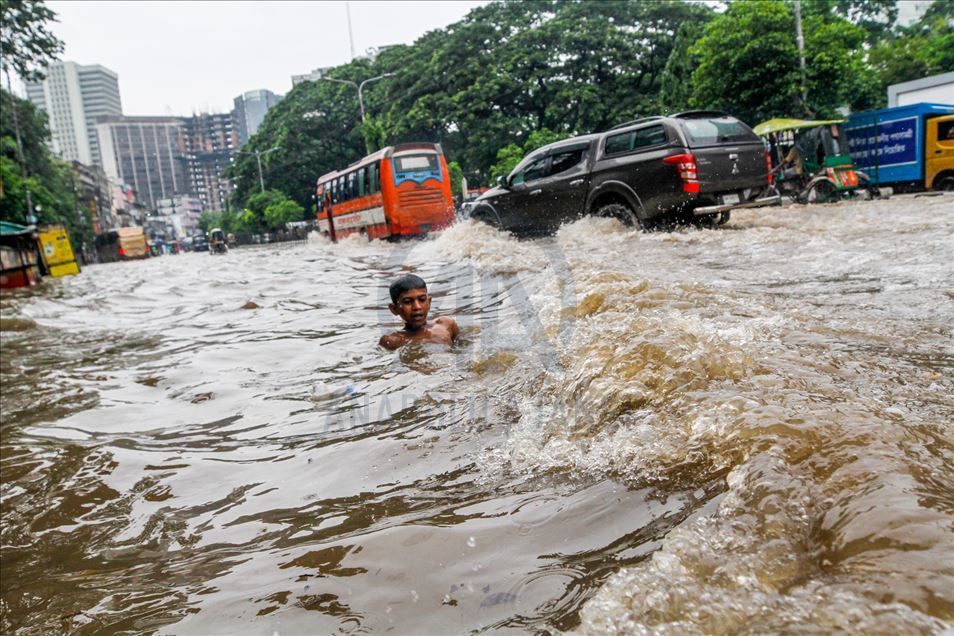 Inundaciones en Daca, Bangladés