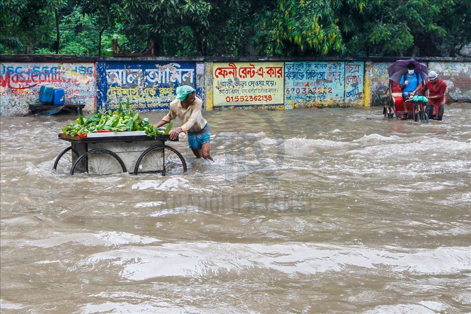 Inundaciones en Daca, Bangladés