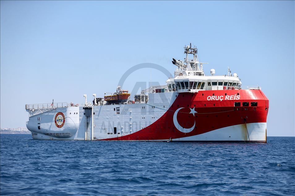 MTA Oruc Reis seismic research vessel