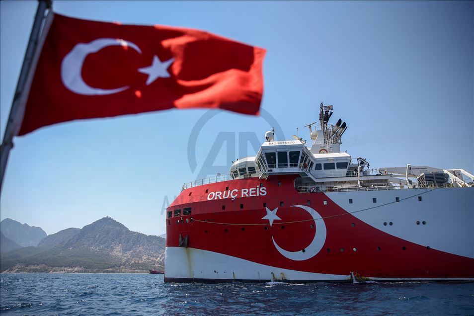 MTA Oruc Reis seismic research vessel