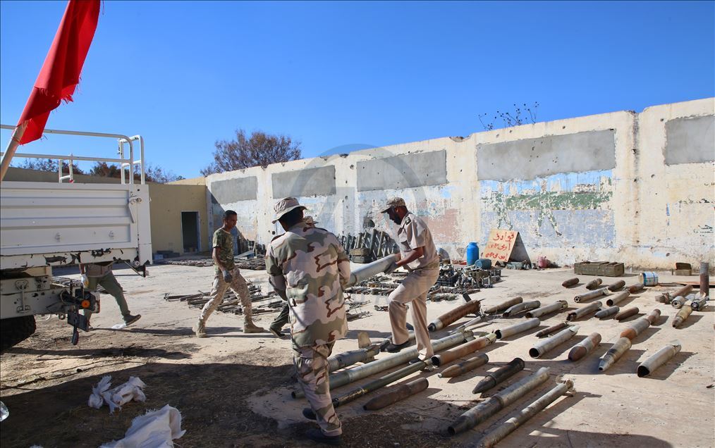 الجيش الليبي يدمر 10 أطنان من ألغام حفتر المزروعة جنوب العاصمة