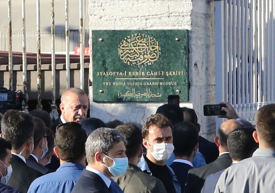 Uoči sutrašnjeg džuma-namaza: Erdogan obišao džamiju Aja Sofiju