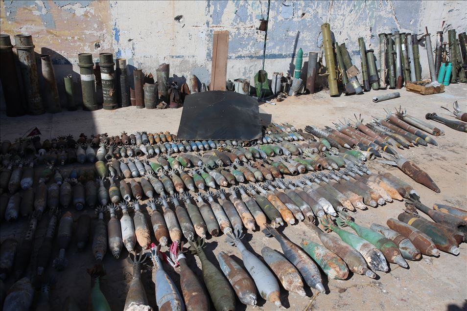 الجيش الليبي يدمر 10 أطنان من ألغام حفتر المزروعة جنوب العاصمة