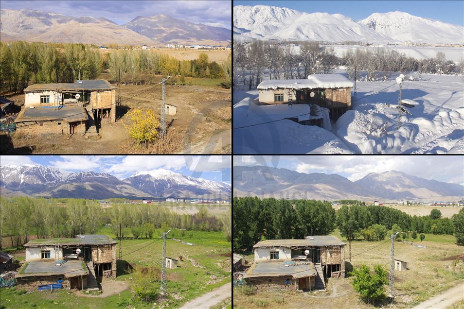Tunceli'nin Ovacık ilçesi 4 mevsim çekilen fotoğraflarıyla büyülüyor