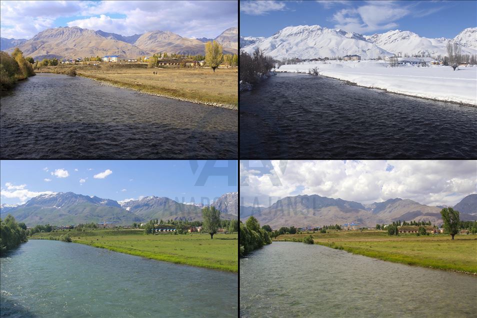 Tunceli'nin Ovacık ilçesi 4 mevsim çekilen fotoğraflarıyla büyülüyor