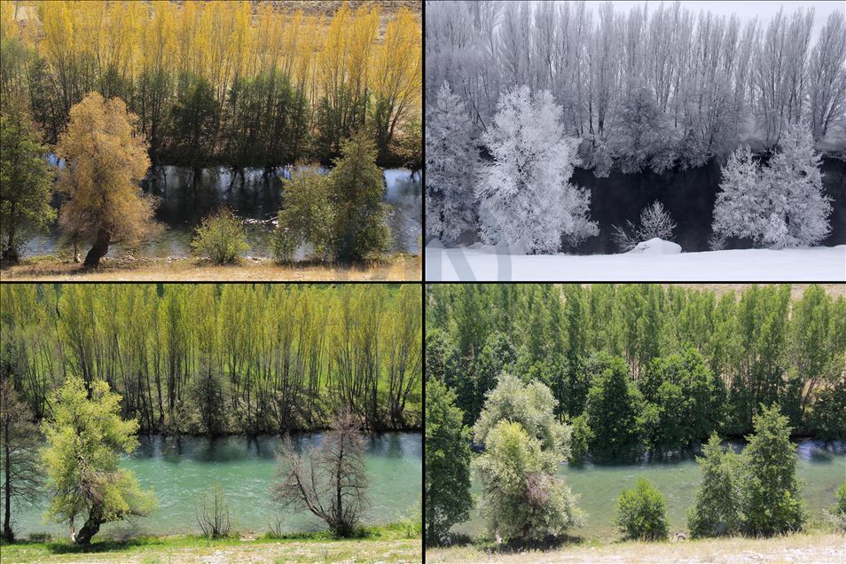 Tunceli'nin Ovacık ilçesi 4 mevsim çekilen fotoğraflarıyla büyülüyor