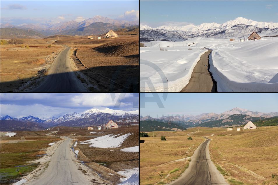 Tunceli'nin Ovacık ilçesi 4 mevsim çekilen fotoğraflarıyla büyülüyor