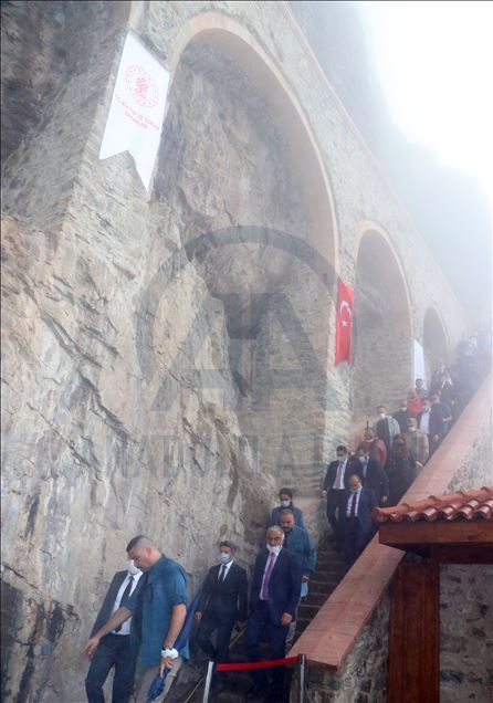 Sümela Manastırı restorasyonun ardından yeniden ziyarete açıldı
